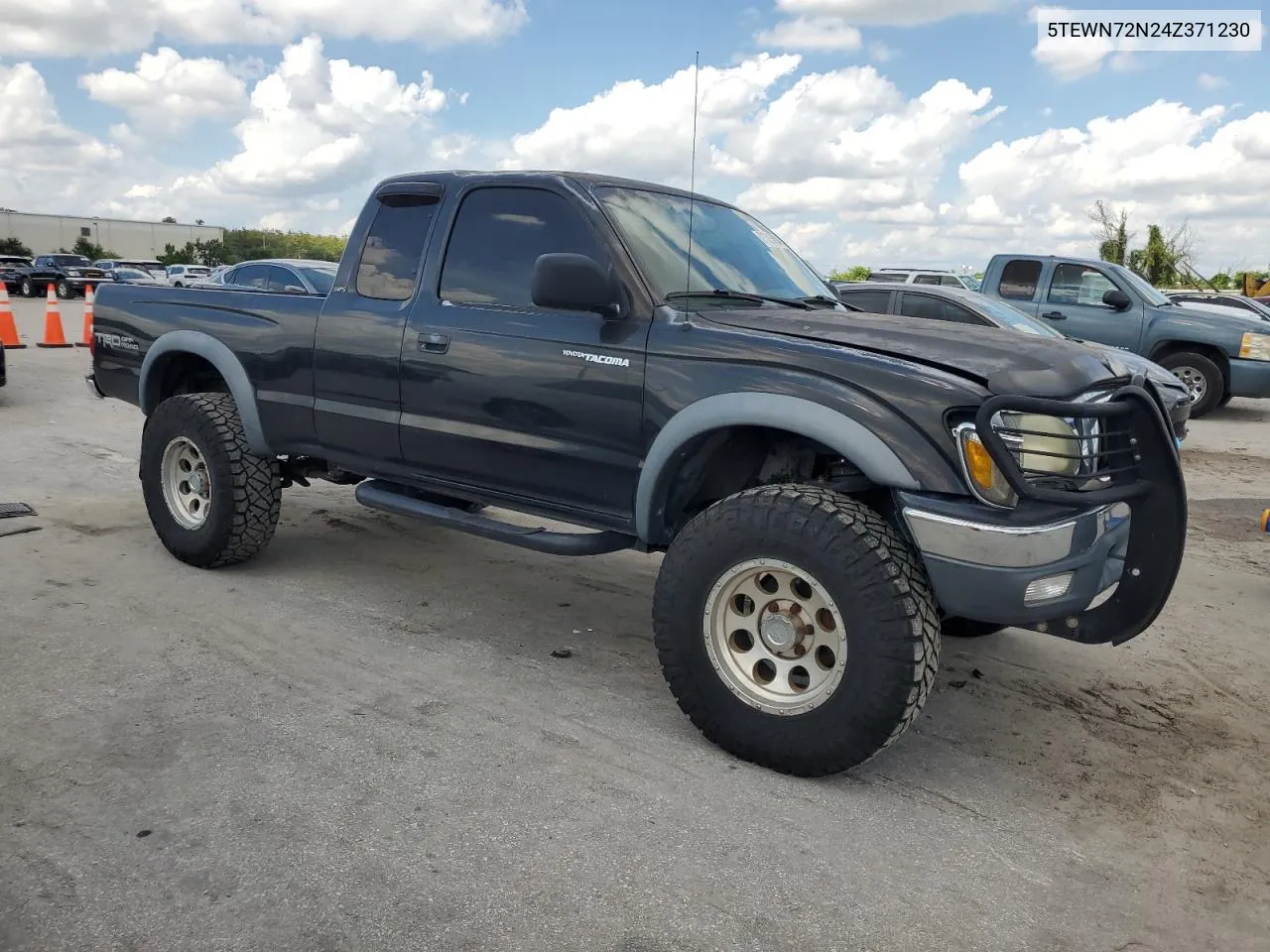 2004 Toyota Tacoma Xtracab VIN: 5TEWN72N24Z371230 Lot: 71305894