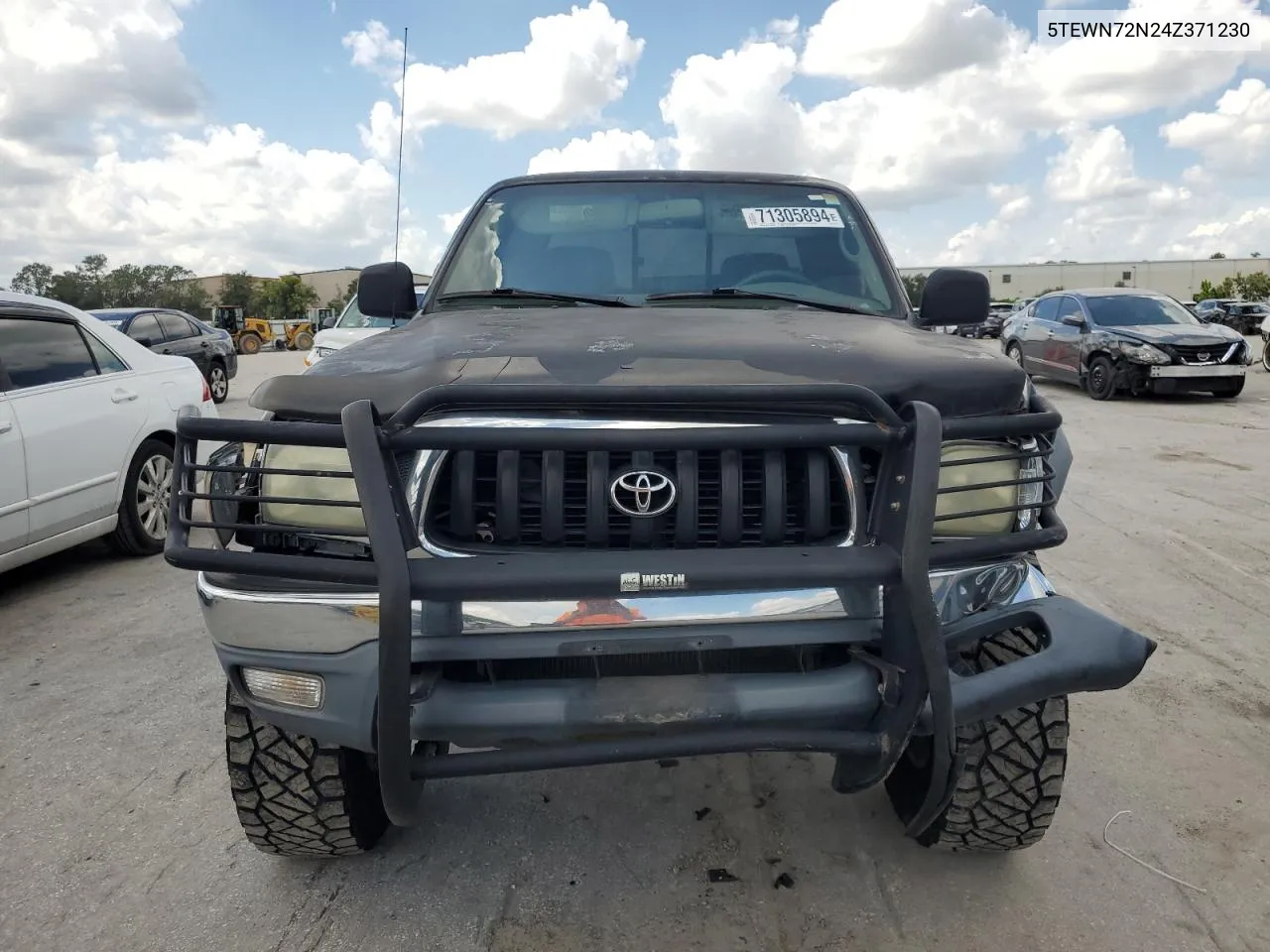 2004 Toyota Tacoma Xtracab VIN: 5TEWN72N24Z371230 Lot: 71305894