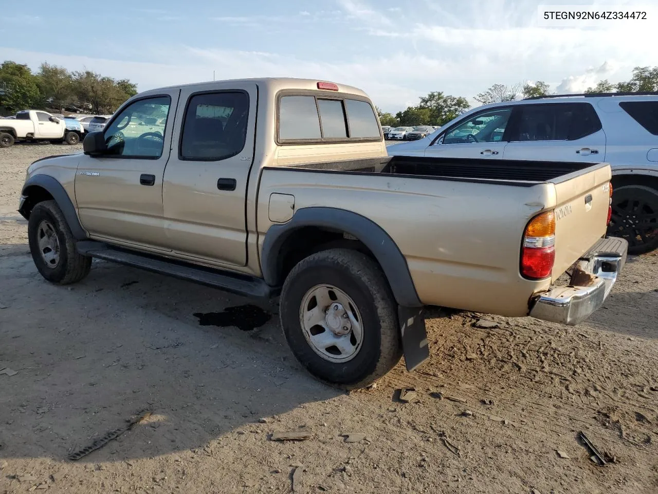 2004 Toyota Tacoma Double Cab Prerunner VIN: 5TEGN92N64Z334472 Lot: 71572544