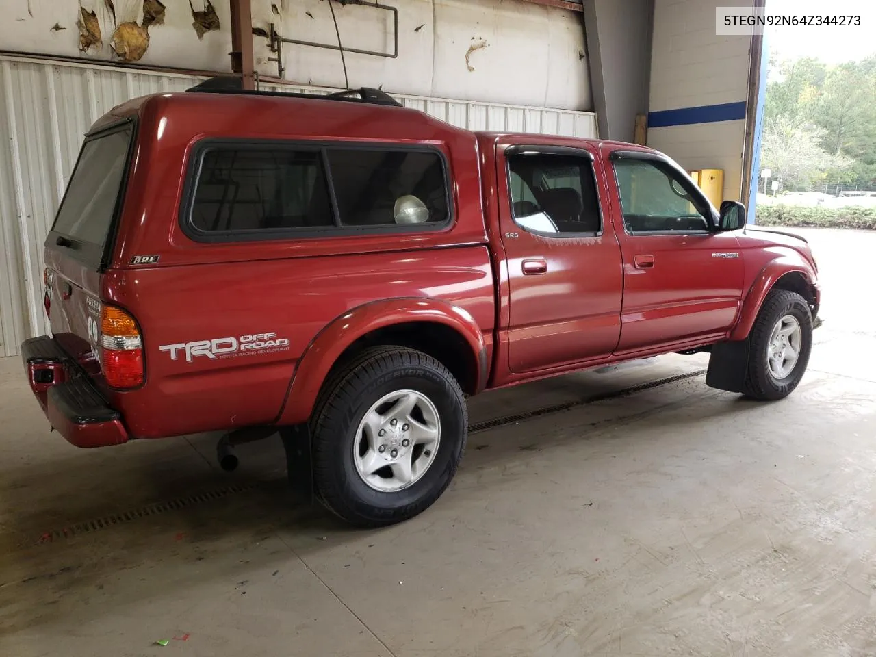 2004 Toyota Tacoma Double Cab Prerunner VIN: 5TEGN92N64Z344273 Lot: 71593004