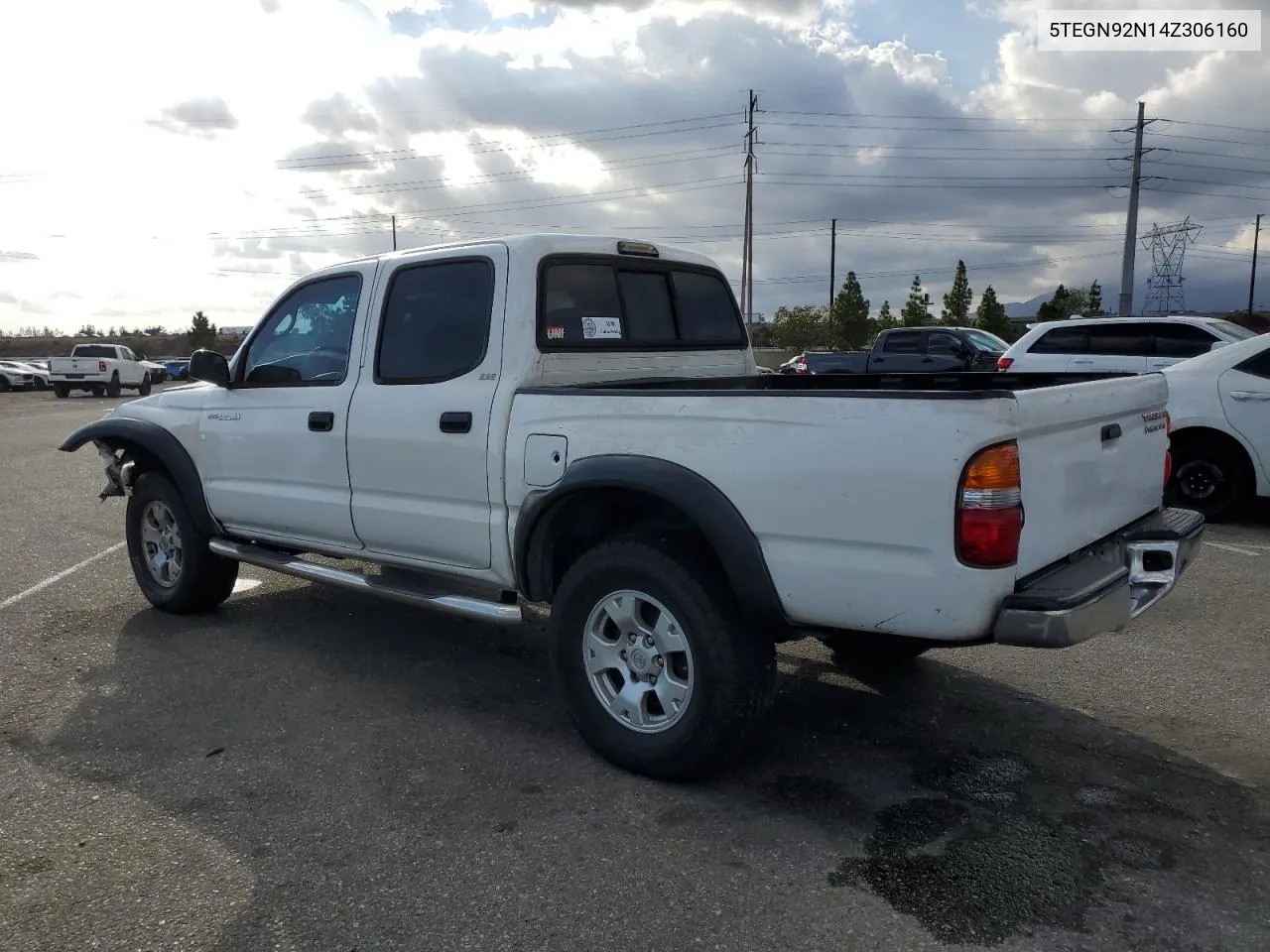 5TEGN92N14Z306160 2004 Toyota Tacoma Double Cab Prerunner