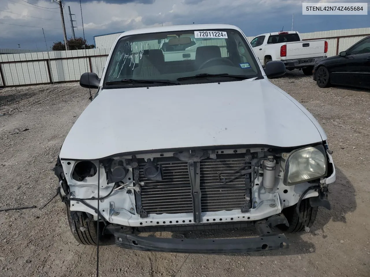 2004 Toyota Tacoma VIN: 5TENL42N74Z465684 Lot: 72011224