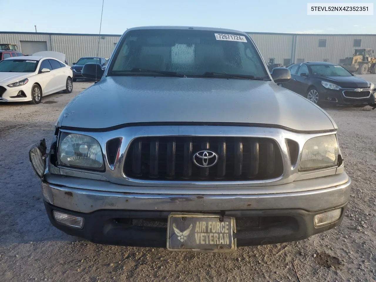 2004 Toyota Tacoma Xtracab VIN: 5TEVL52NX4Z352351 Lot: 72671724