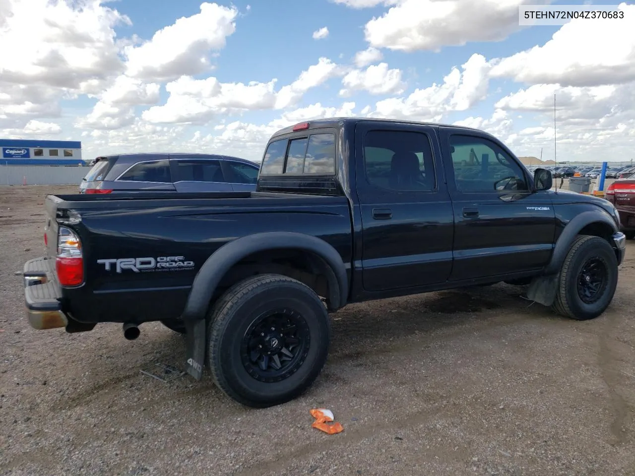 2004 Toyota Tacoma Double Cab VIN: 5TEHN72N04Z370683 Lot: 72724284