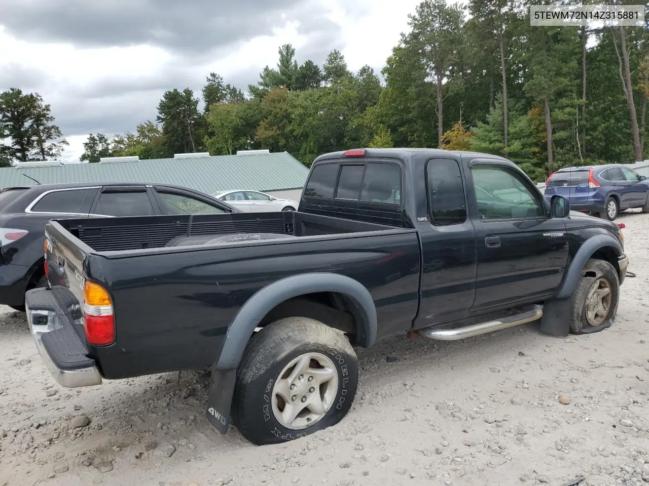 2004 Toyota Tacoma Xtracab VIN: 5TEWM72N14Z315881 Lot: 72903234