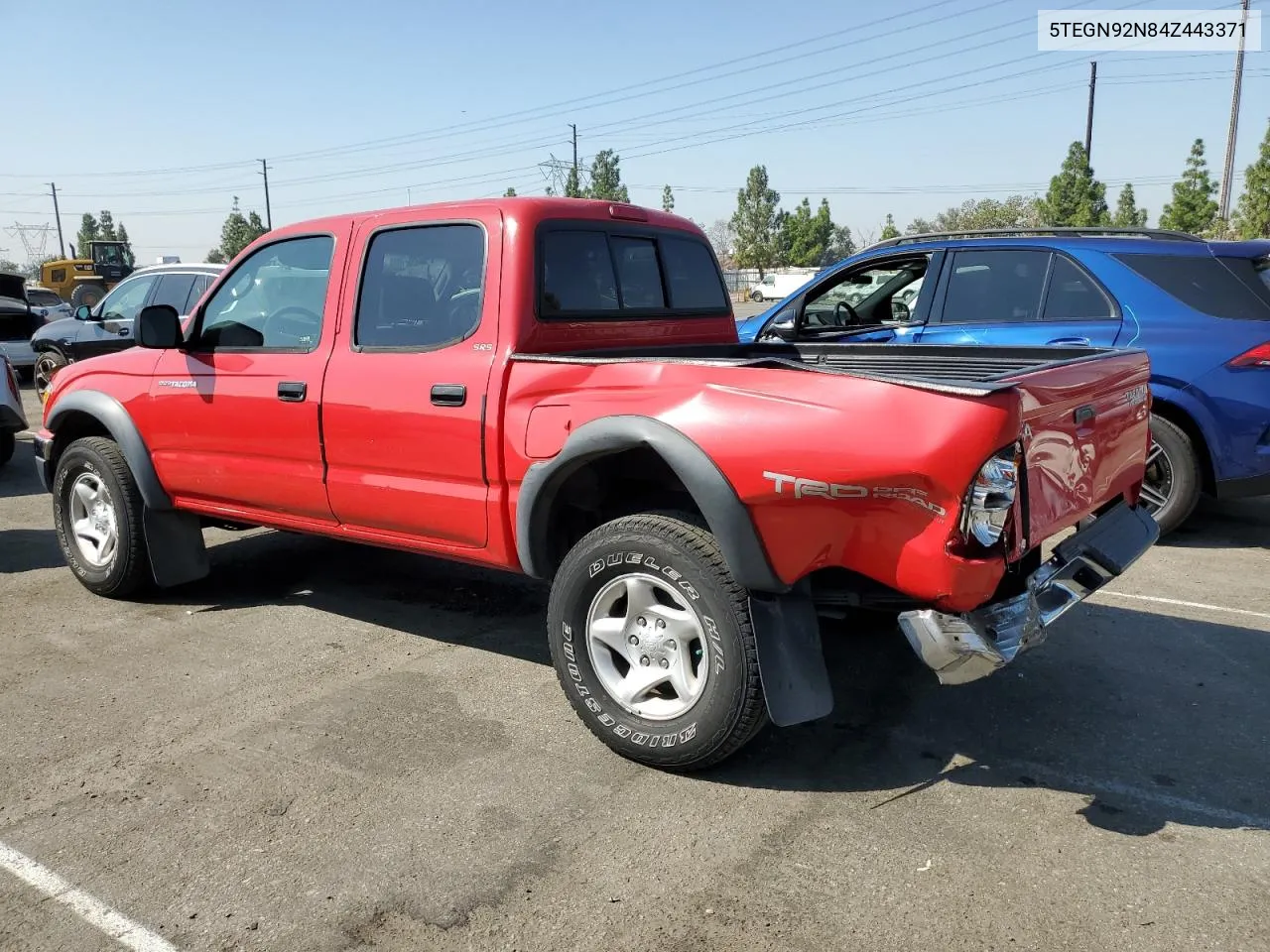 5TEGN92N84Z443371 2004 Toyota Tacoma Double Cab Prerunner