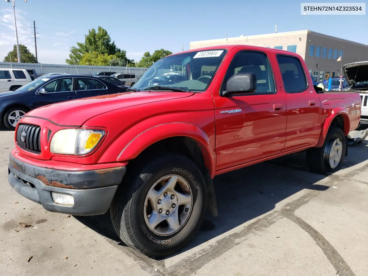 2004 Toyota Tacoma Double Cab VIN: 5TEHN72N14Z323534 Lot: 73028904