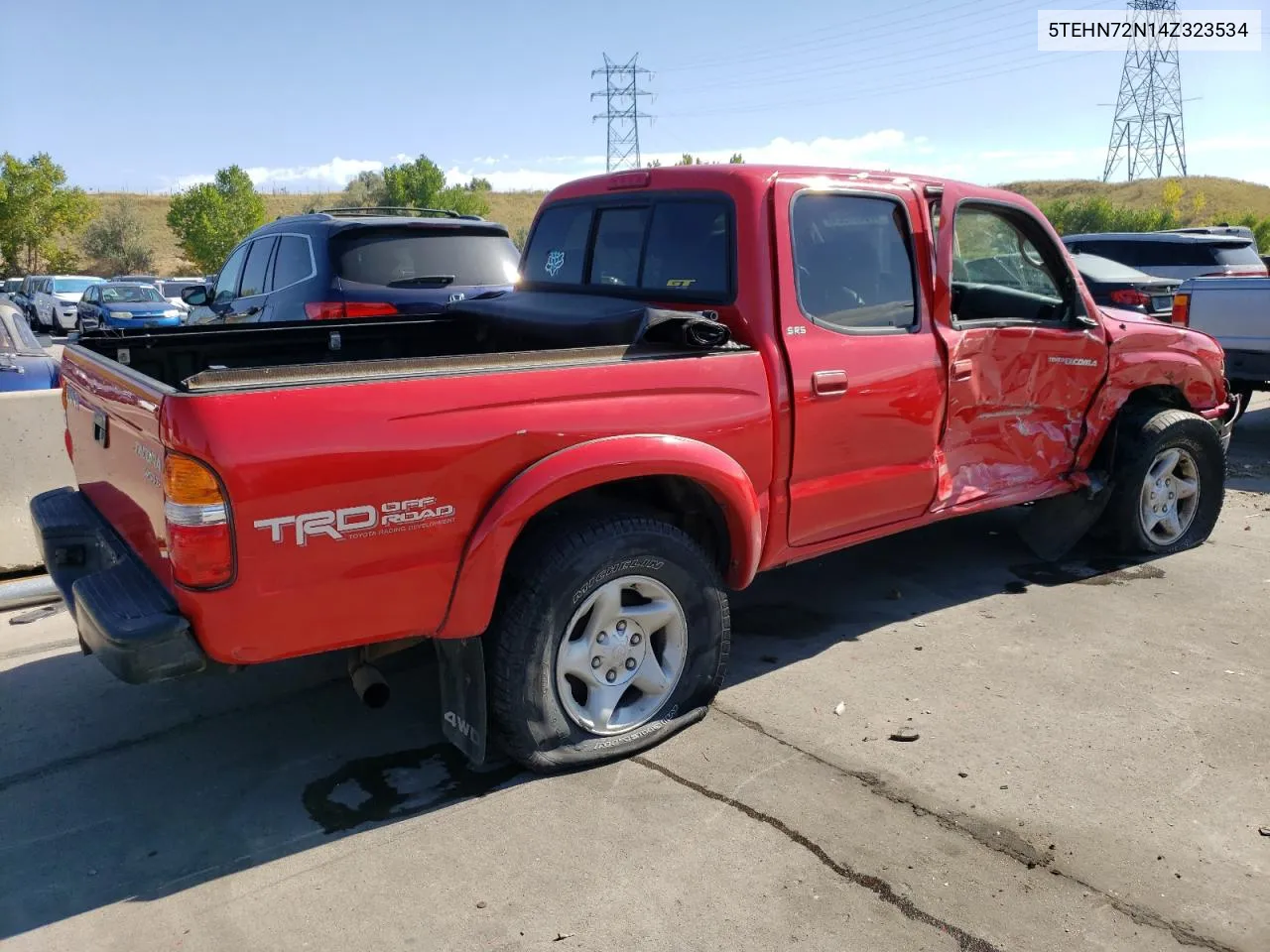 2004 Toyota Tacoma Double Cab VIN: 5TEHN72N14Z323534 Lot: 73028904