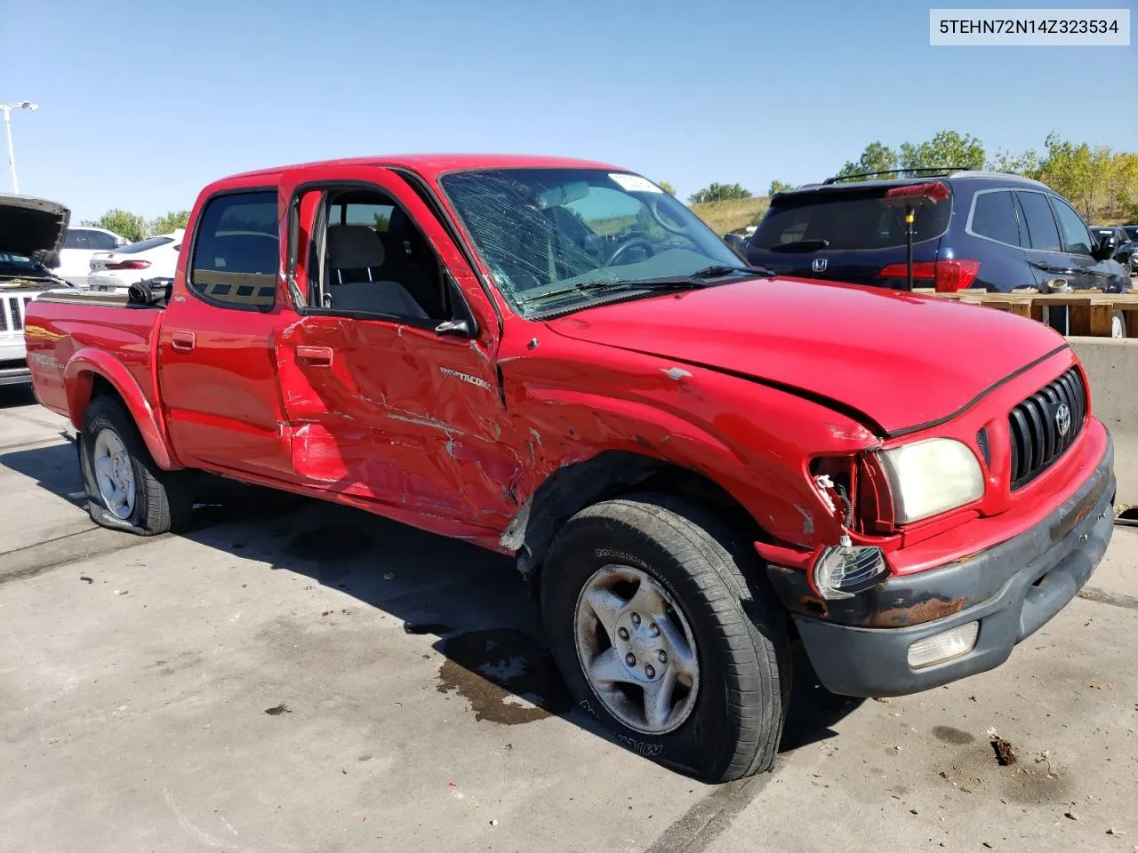 2004 Toyota Tacoma Double Cab VIN: 5TEHN72N14Z323534 Lot: 73028904