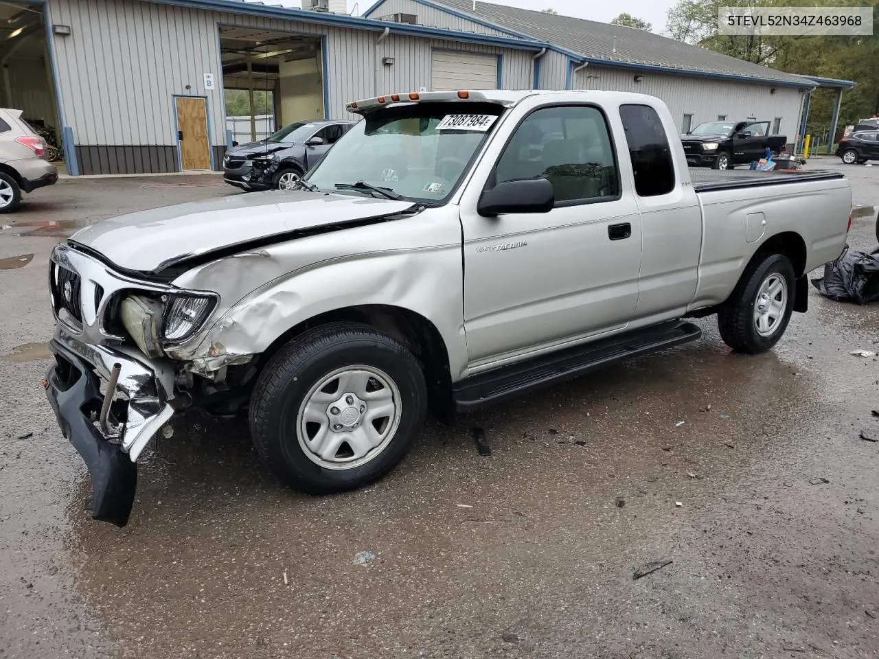 2004 Toyota Tacoma Xtracab VIN: 5TEVL52N34Z463968 Lot: 73087984