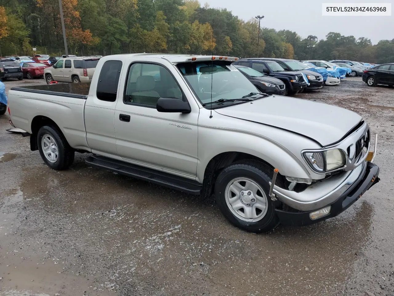 2004 Toyota Tacoma Xtracab VIN: 5TEVL52N34Z463968 Lot: 73087984