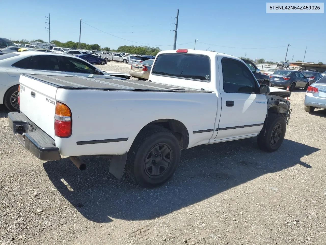 2004 Toyota Tacoma VIN: 5TENL42N54Z459026 Lot: 73156364