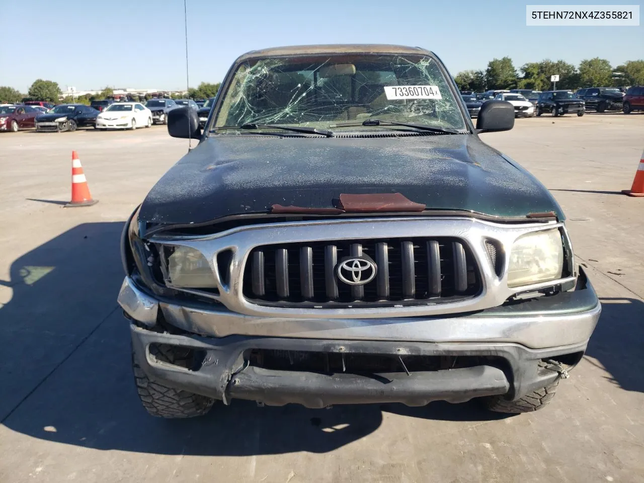 2004 Toyota Tacoma Double Cab VIN: 5TEHN72NX4Z355821 Lot: 73360704