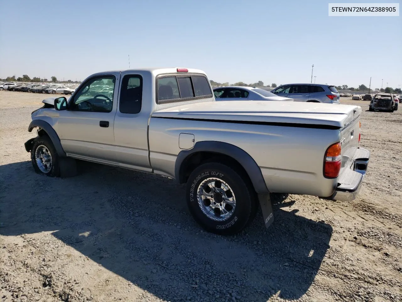 2004 Toyota Tacoma Xtracab VIN: 5TEWN72N64Z388905 Lot: 74248944