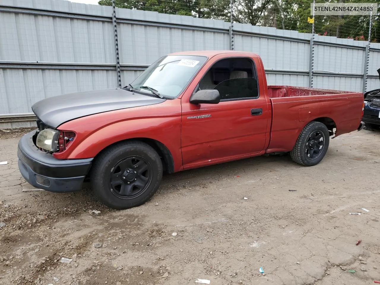 2004 Toyota Tacoma VIN: 5TENL42N84Z424853 Lot: 74468984