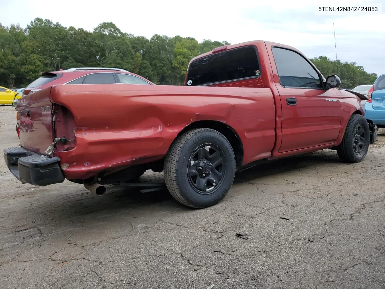 2004 Toyota Tacoma VIN: 5TENL42N84Z424853 Lot: 74468984