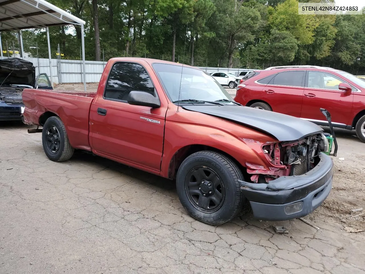 2004 Toyota Tacoma VIN: 5TENL42N84Z424853 Lot: 74468984