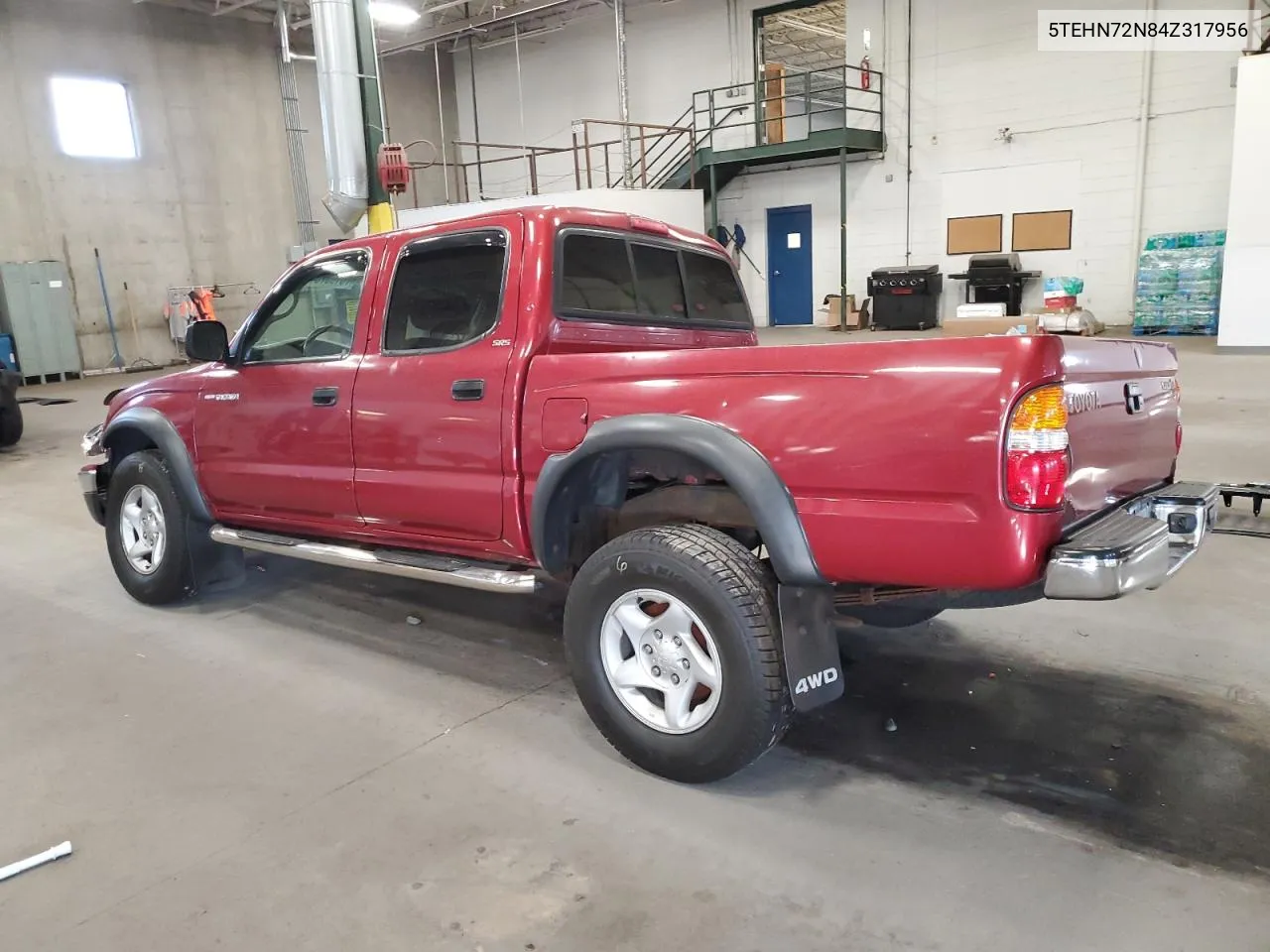 2004 Toyota Tacoma Double Cab VIN: 5TEHN72N84Z317956 Lot: 76195734