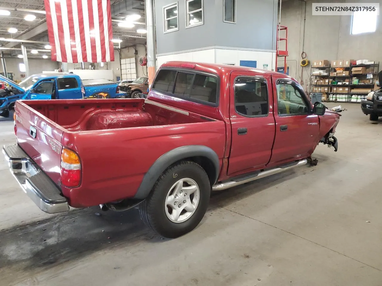 2004 Toyota Tacoma Double Cab VIN: 5TEHN72N84Z317956 Lot: 76195734