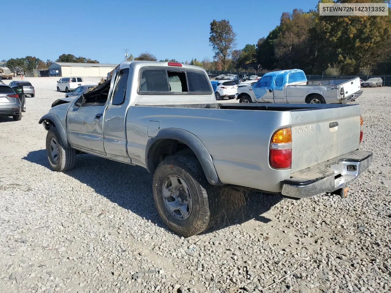 2004 Toyota Tacoma Xtracab VIN: 5TEWN72N14Z313352 Lot: 77343724