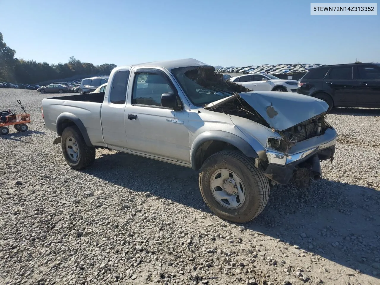 2004 Toyota Tacoma Xtracab VIN: 5TEWN72N14Z313352 Lot: 77343724