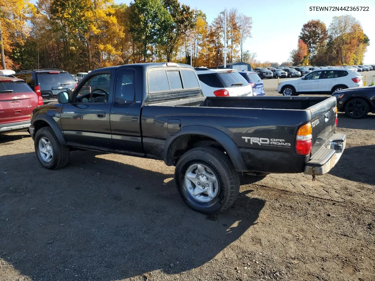 2004 Toyota Tacoma Xtracab VIN: 5TEWN72N44Z365722 Lot: 77380044