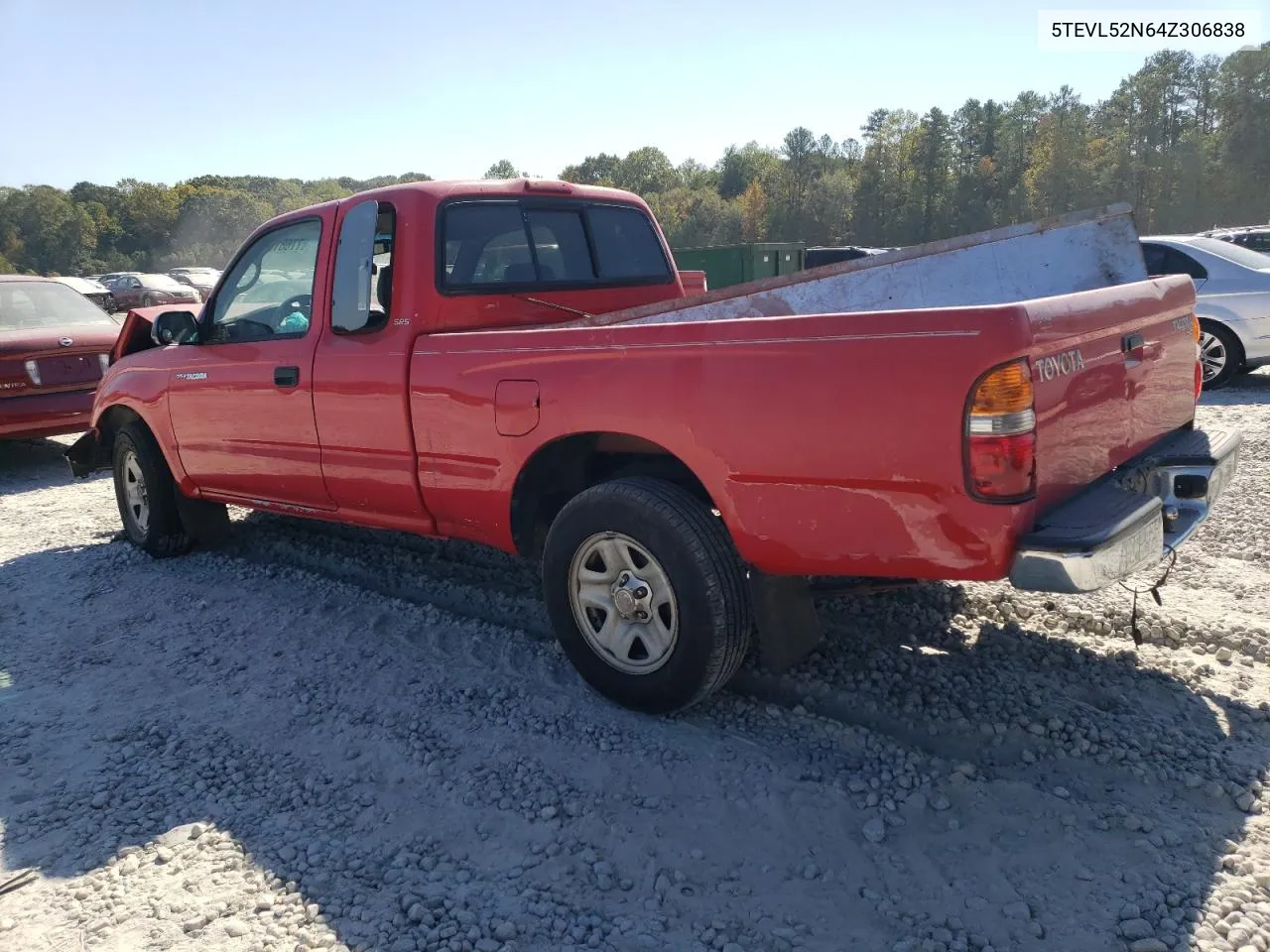 2004 Toyota Tacoma Xtracab VIN: 5TEVL52N64Z306838 Lot: 77681644