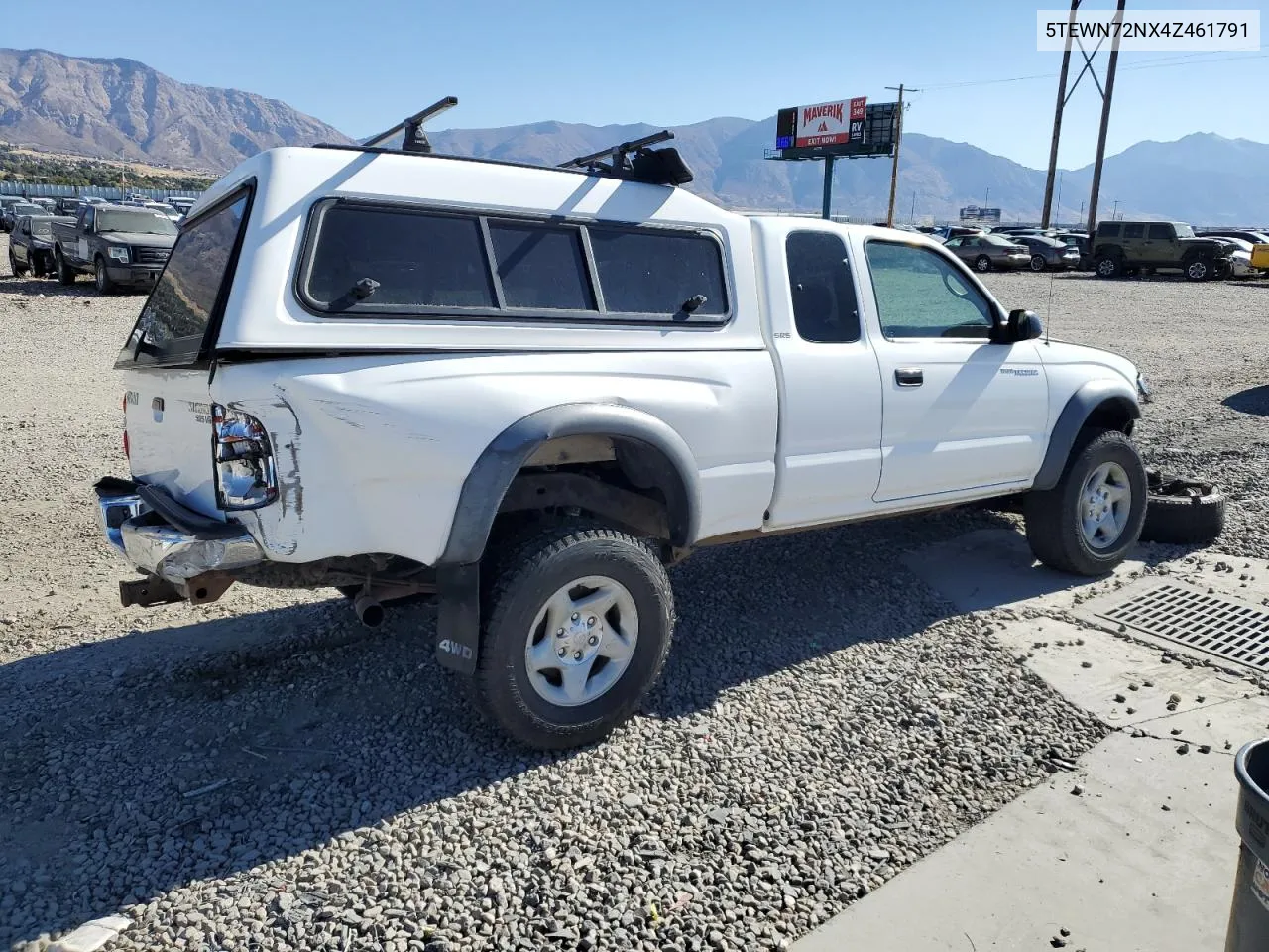 2004 Toyota Tacoma Xtracab VIN: 5TEWN72NX4Z461791 Lot: 77688444