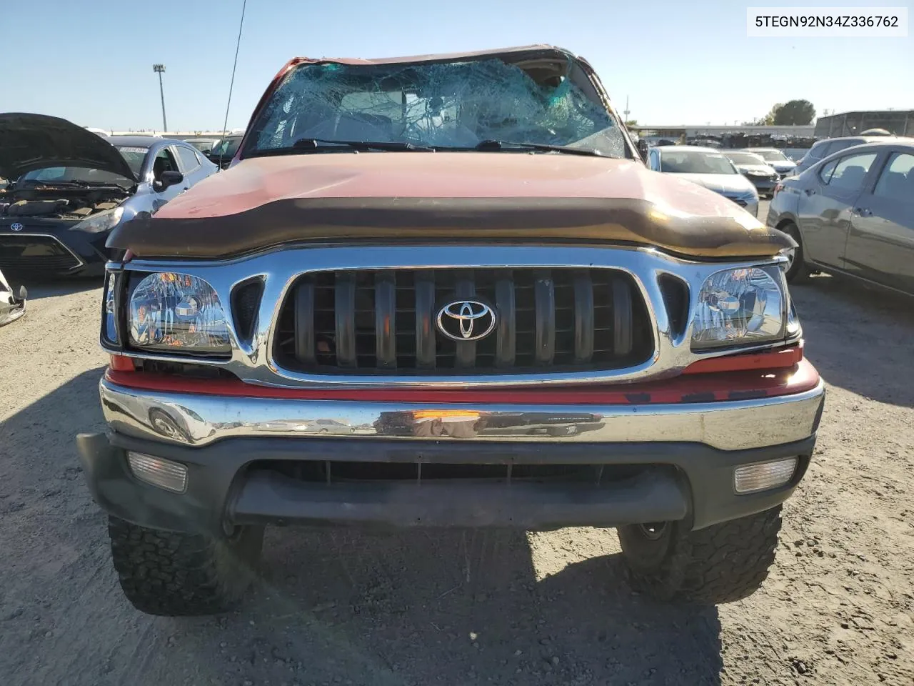 2004 Toyota Tacoma Double Cab Prerunner VIN: 5TEGN92N34Z336762 Lot: 78023644