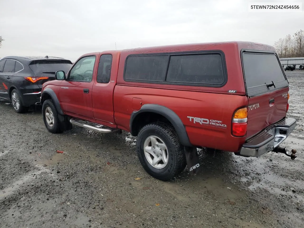 2004 Toyota Tacoma Xtracab VIN: 5TEWN72N24Z454656 Lot: 78747374