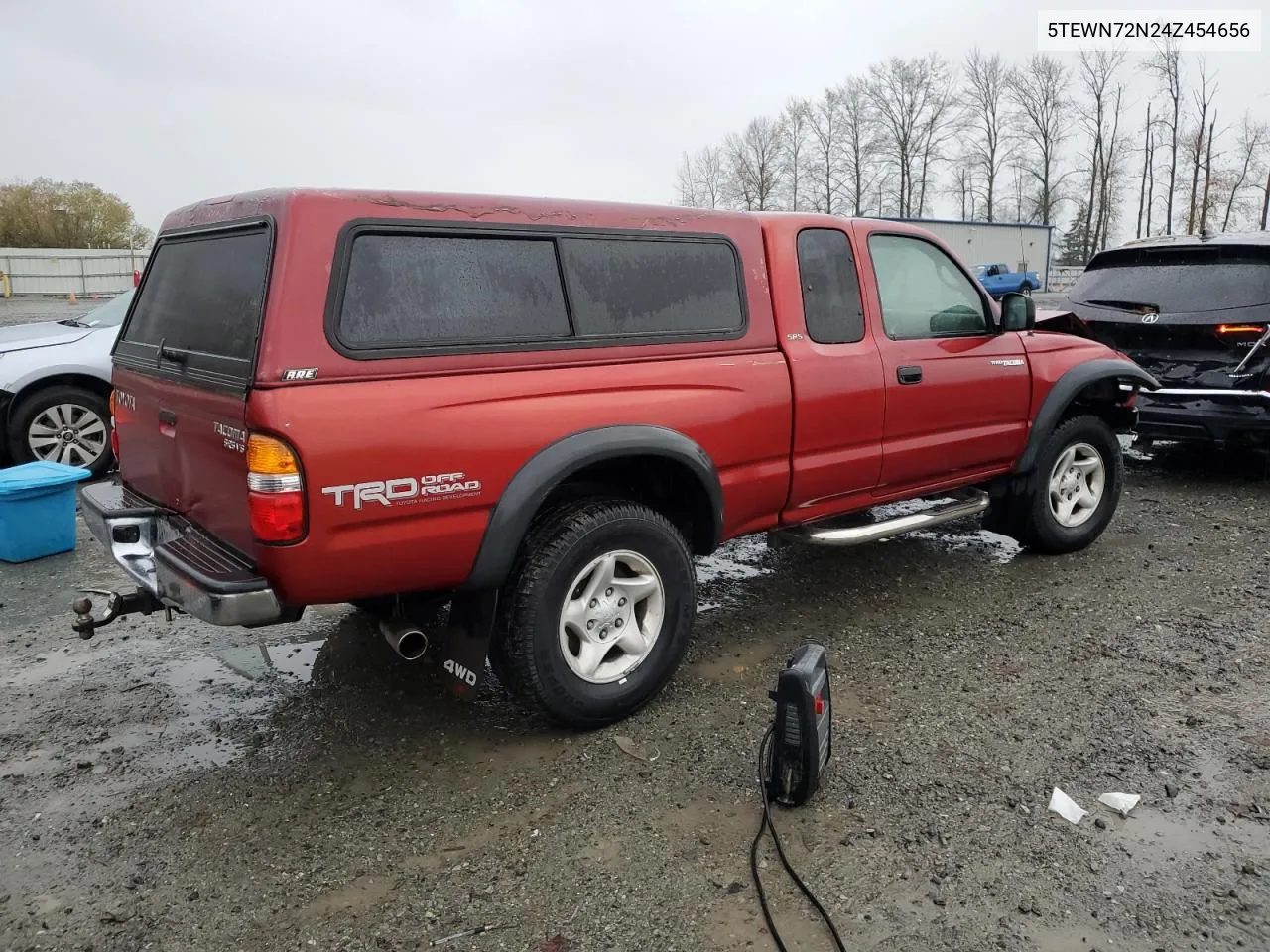 2004 Toyota Tacoma Xtracab VIN: 5TEWN72N24Z454656 Lot: 78747374