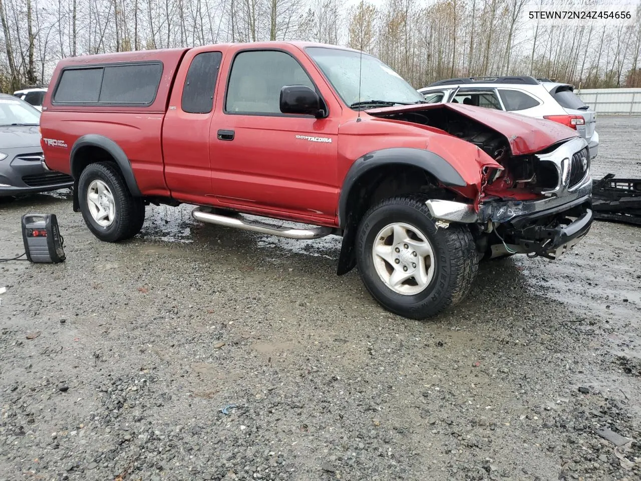 2004 Toyota Tacoma Xtracab VIN: 5TEWN72N24Z454656 Lot: 78747374