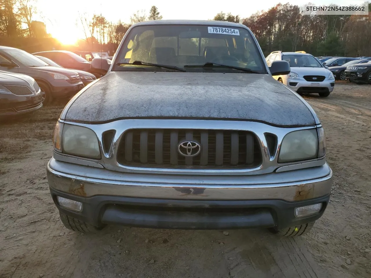 2004 Toyota Tacoma Double Cab VIN: 5TEHN72N54Z388662 Lot: 78784254