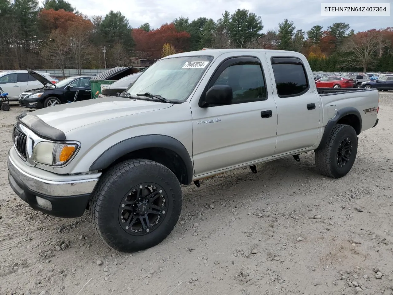 2004 Toyota Tacoma Double Cab VIN: 5TEHN72N64Z407364 Lot: 79403094