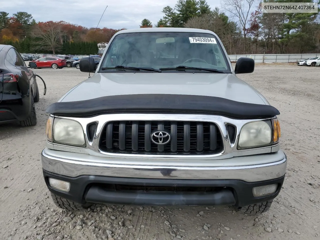 2004 Toyota Tacoma Double Cab VIN: 5TEHN72N64Z407364 Lot: 79403094