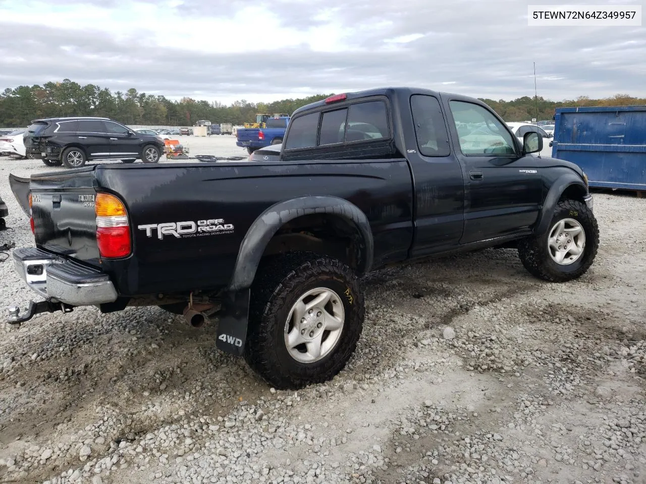 5TEWN72N64Z349957 2004 Toyota Tacoma Xtracab