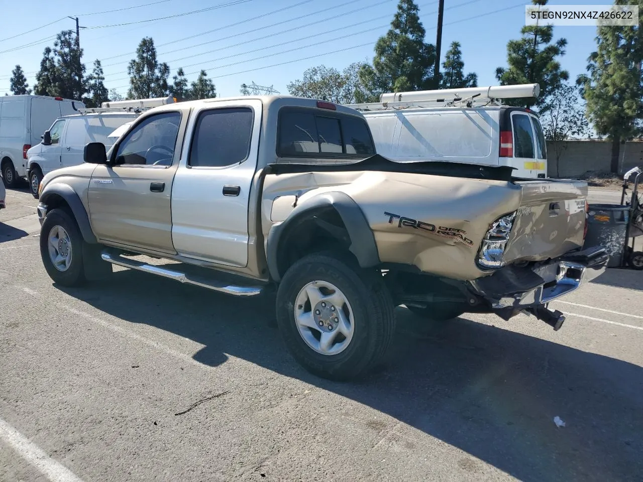 2004 Toyota Tacoma Double Cab Prerunner VIN: 5TEGN92NX4Z426622 Lot: 80946664