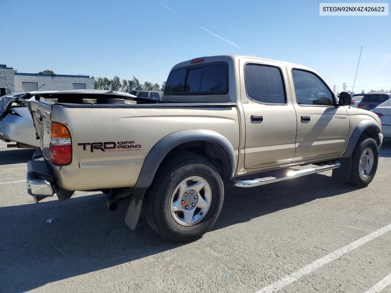 2004 Toyota Tacoma Double Cab Prerunner VIN: 5TEGN92NX4Z426622 Lot: 80946664