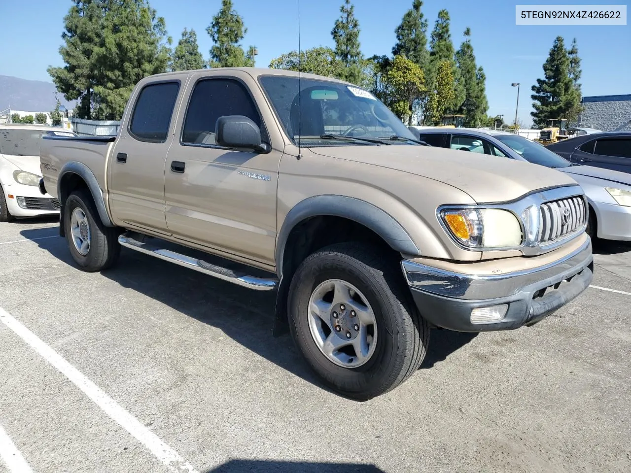 2004 Toyota Tacoma Double Cab Prerunner VIN: 5TEGN92NX4Z426622 Lot: 80946664