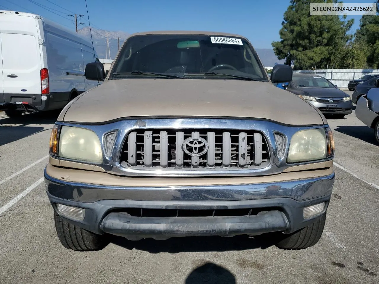 2004 Toyota Tacoma Double Cab Prerunner VIN: 5TEGN92NX4Z426622 Lot: 80946664