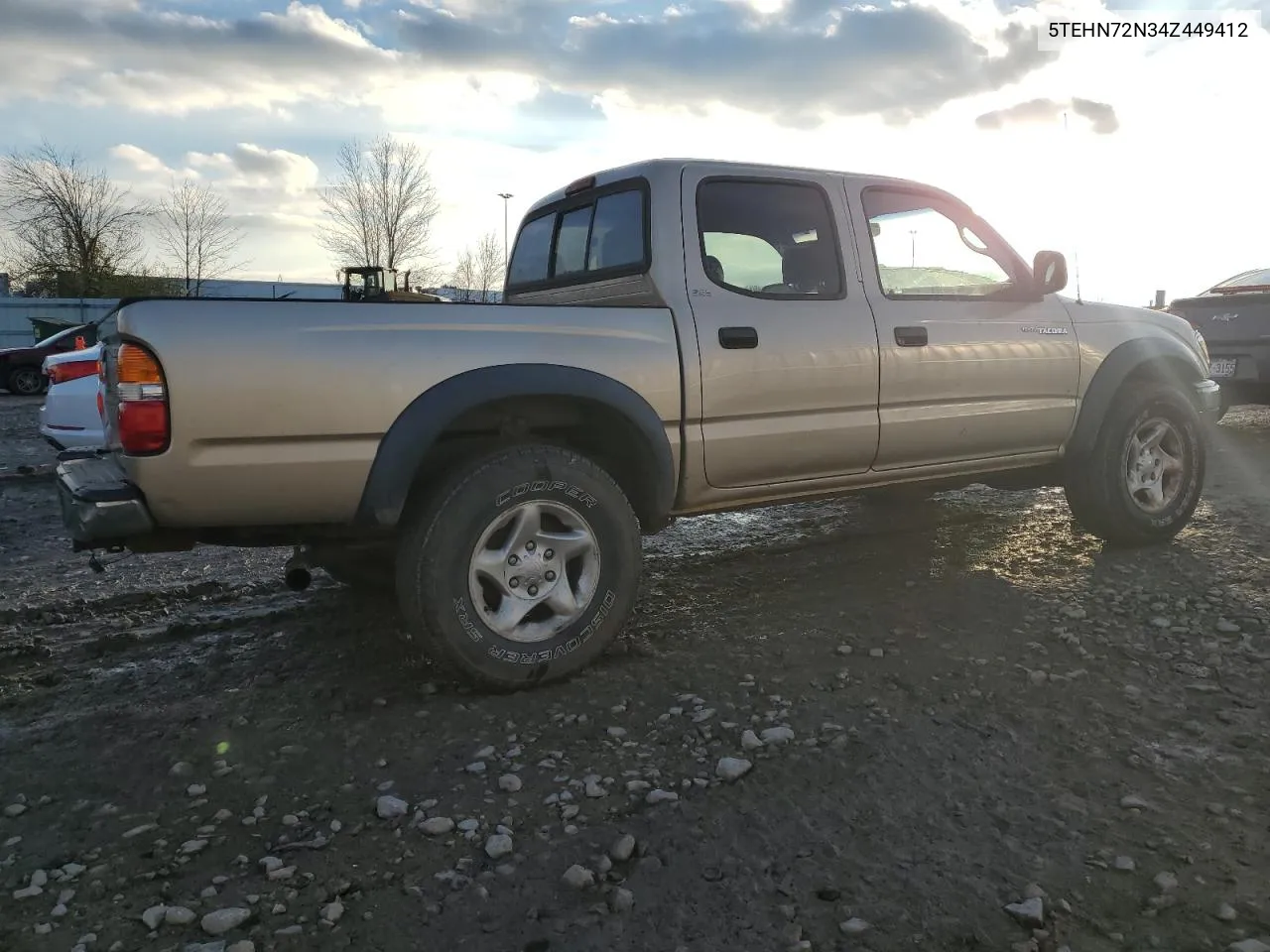 2004 Toyota Tacoma Double Cab VIN: 5TEHN72N34Z449412 Lot: 80981304