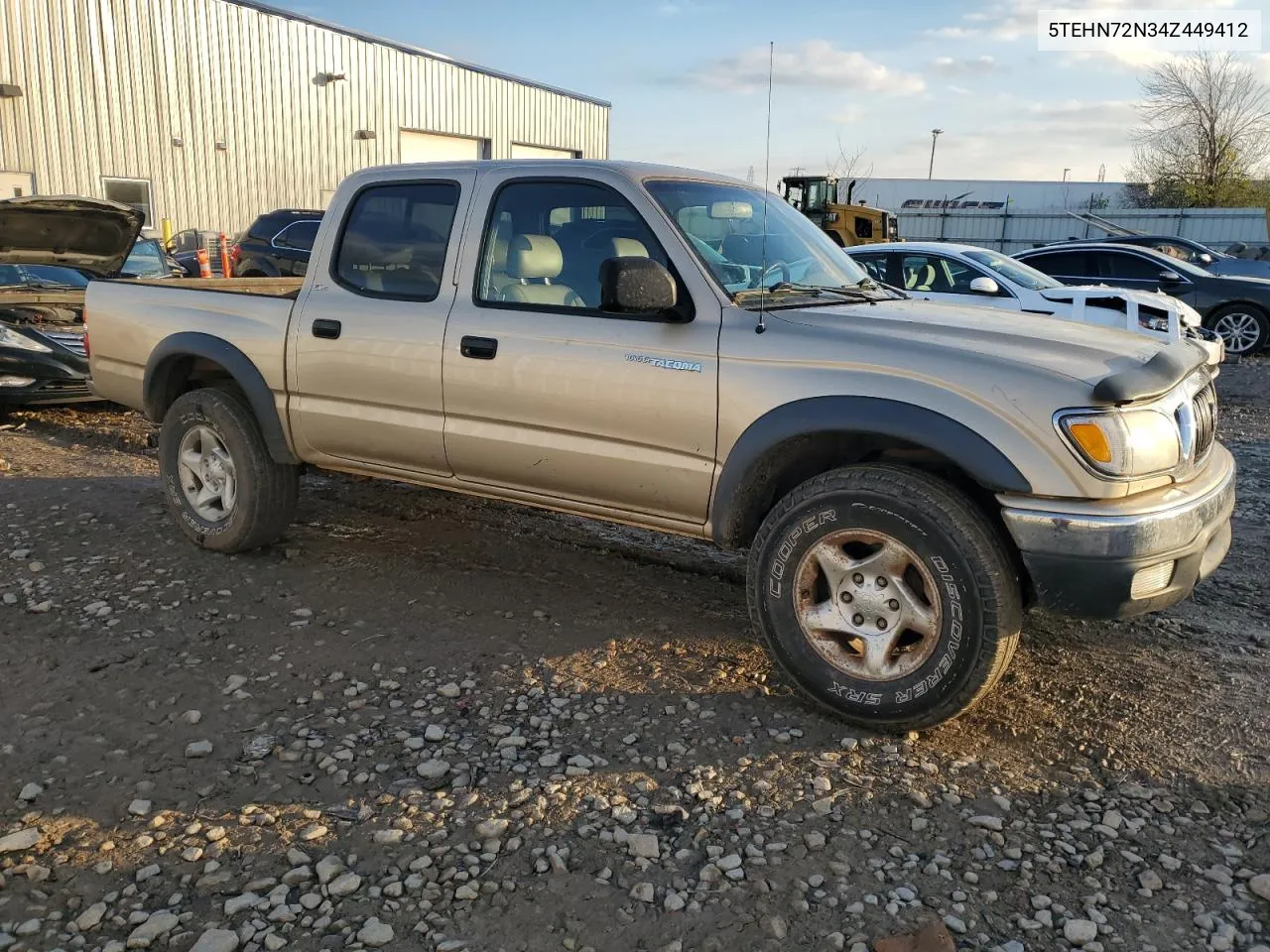 2004 Toyota Tacoma Double Cab VIN: 5TEHN72N34Z449412 Lot: 80981304