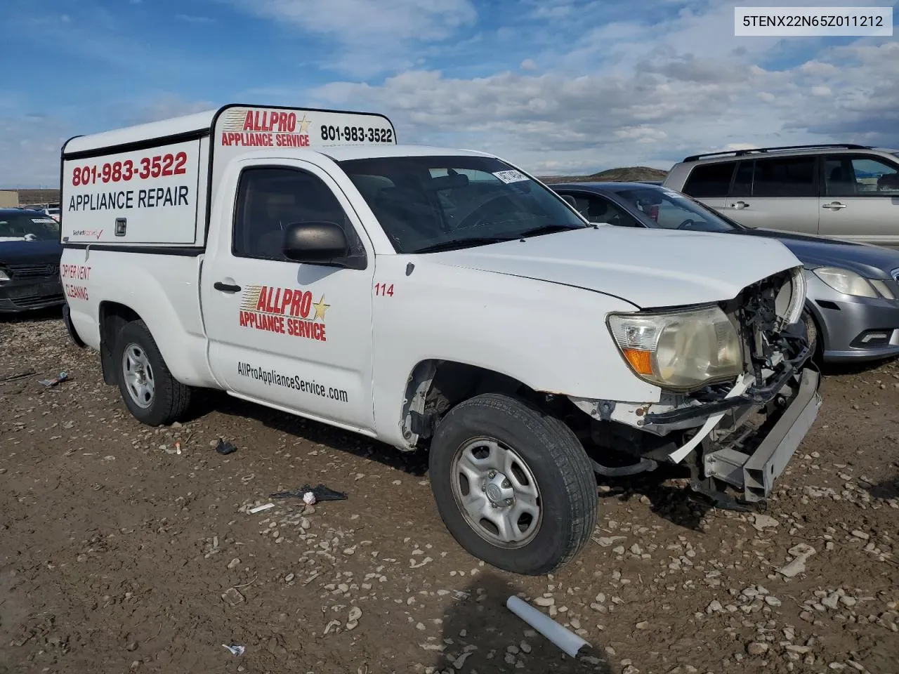 2005 Toyota Tacoma VIN: 5TENX22N65Z011212 Lot: 46774934