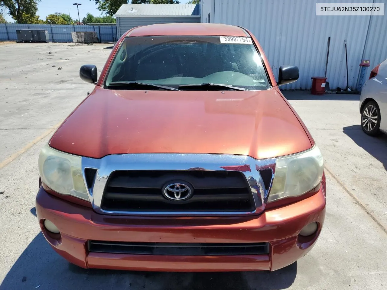 2005 Toyota Tacoma Double Cab Prerunner VIN: 5TEJU62N35Z130270 Lot: 58987754