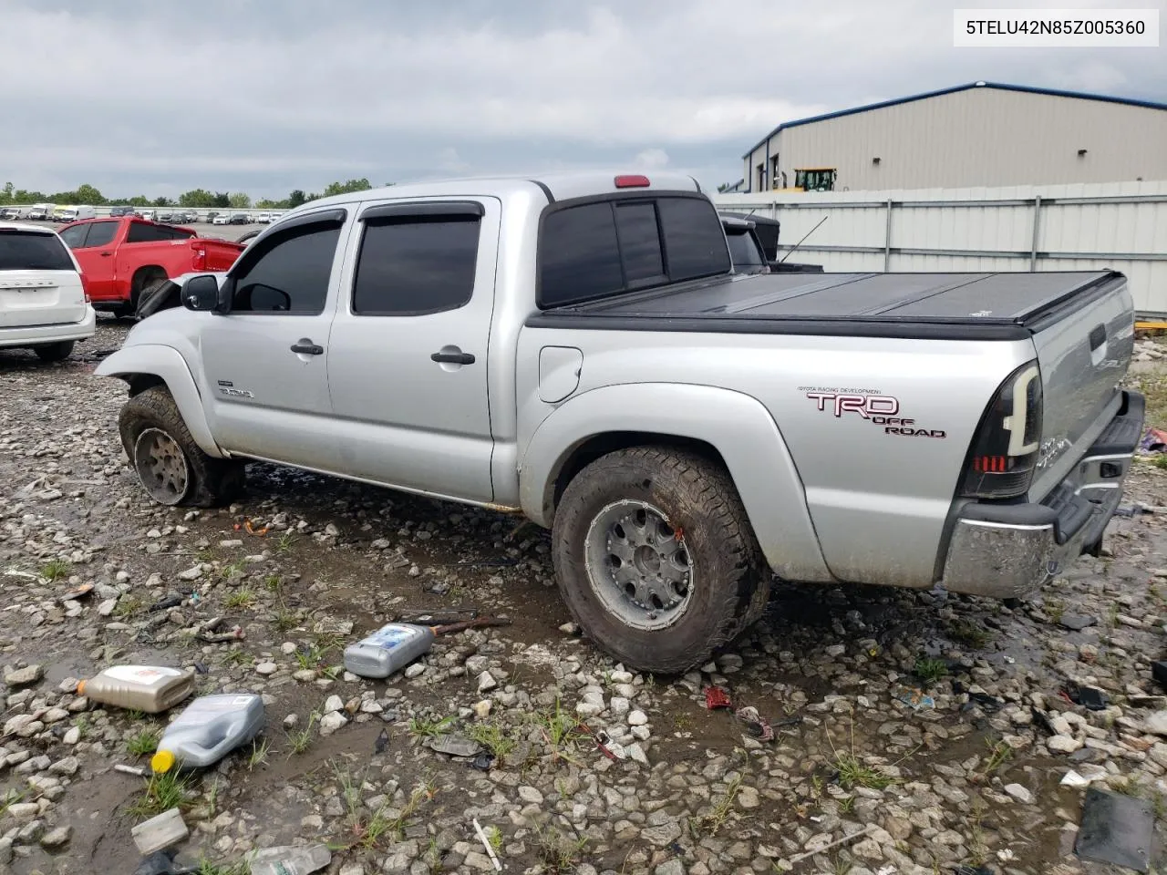 2005 Toyota Tacoma Double Cab VIN: 5TELU42N85Z005360 Lot: 62086654