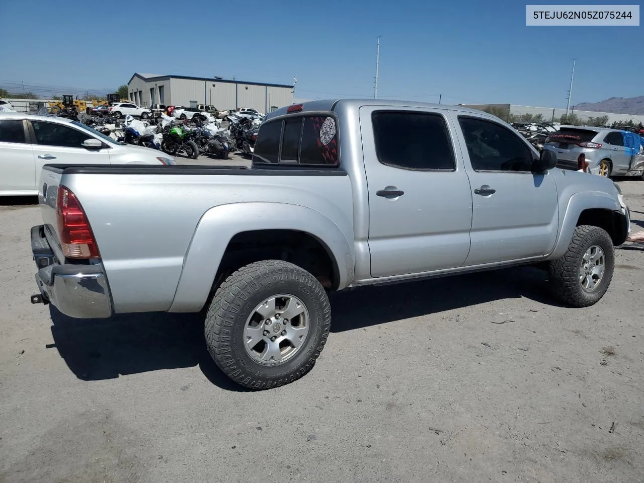 2005 Toyota Tacoma Double Cab Prerunner VIN: 5TEJU62N05Z075244 Lot: 62284824