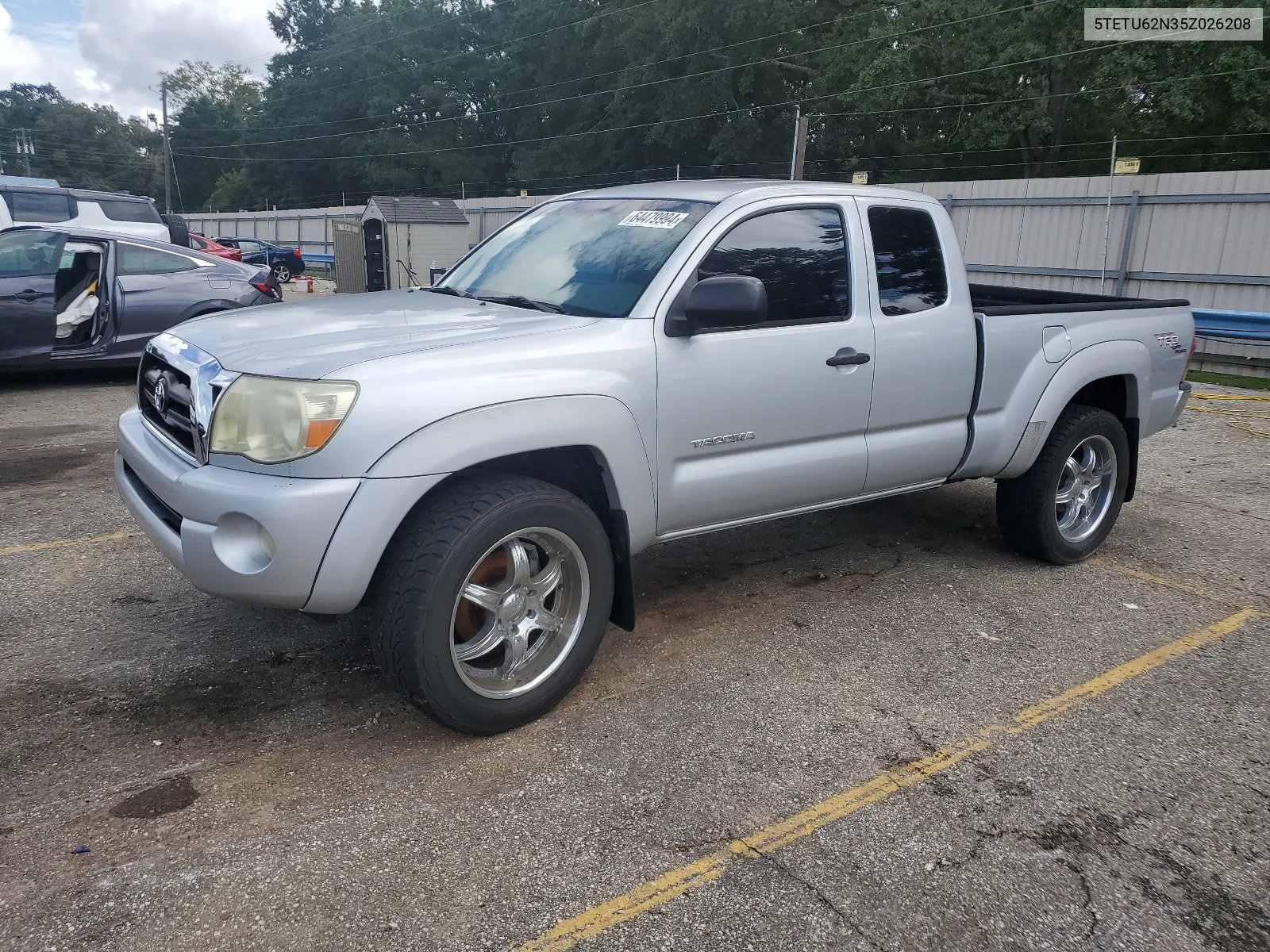 2005 Toyota Tacoma Prerunner Access Cab VIN: 5TETU62N35Z026208 Lot: 64479994