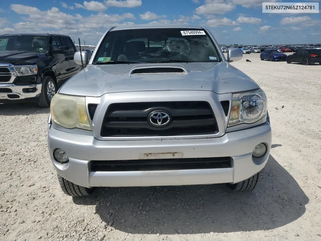 2005 Toyota Tacoma Double Cab Prerunner Long Bed VIN: 5TEKU72N65Z124781 Lot: 67540994