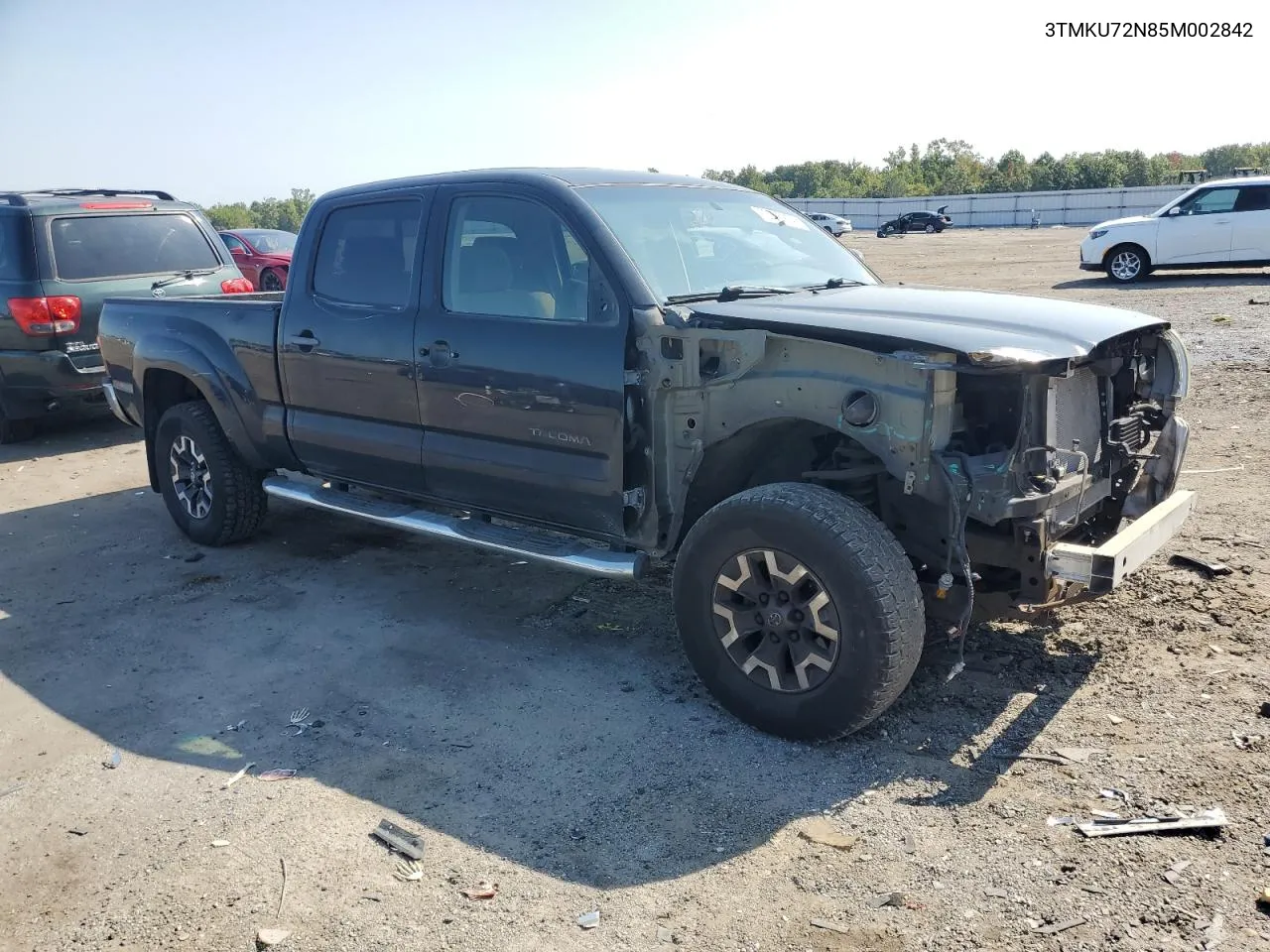 2005 Toyota Tacoma Double Cab Prerunner Long Bed VIN: 3TMKU72N85M002842 Lot: 70006934