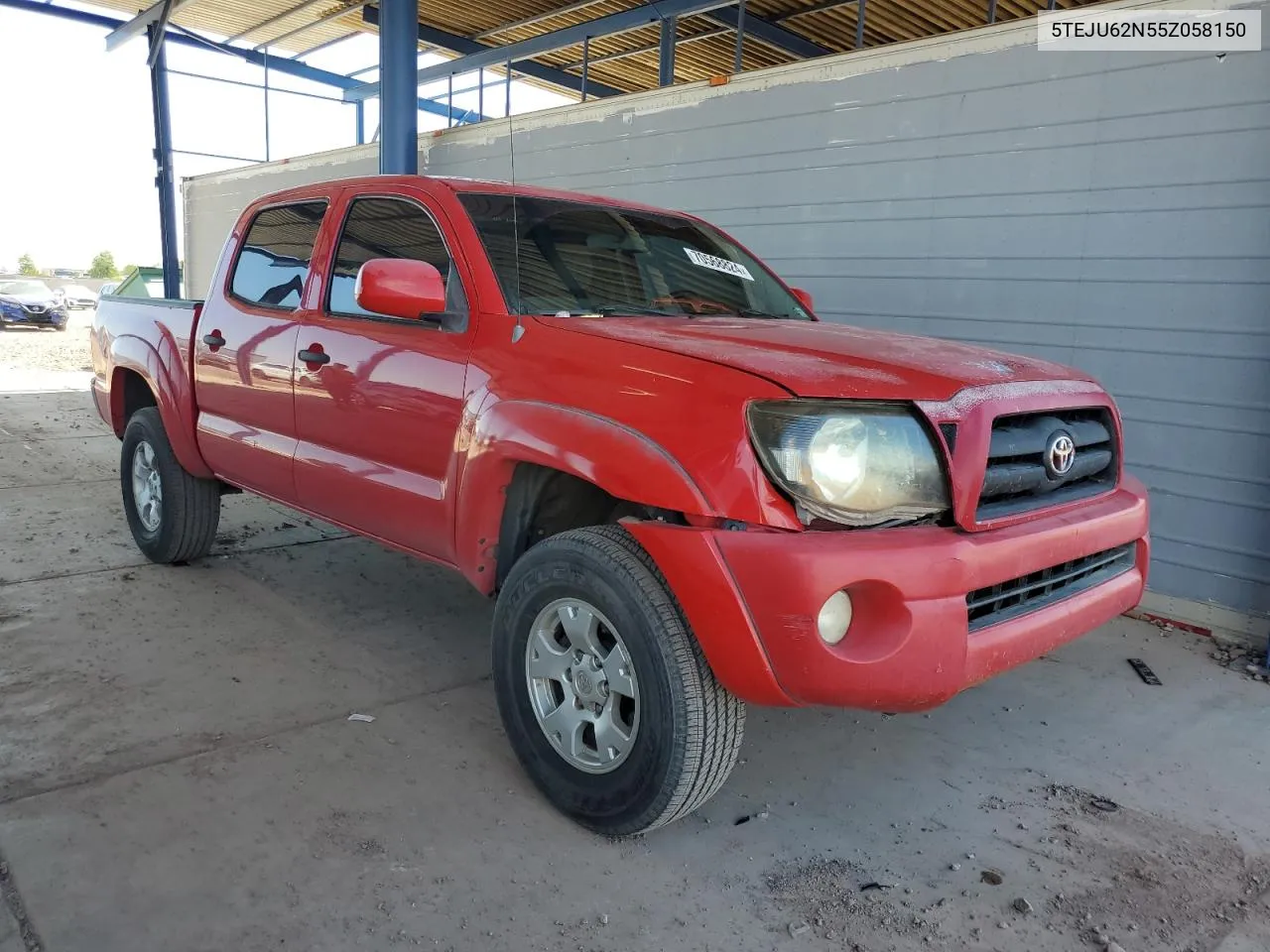 2005 Toyota Tacoma Double Cab Prerunner VIN: 5TEJU62N55Z058150 Lot: 70568824